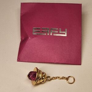 *NEW Effy Pink Bell Bag Charm